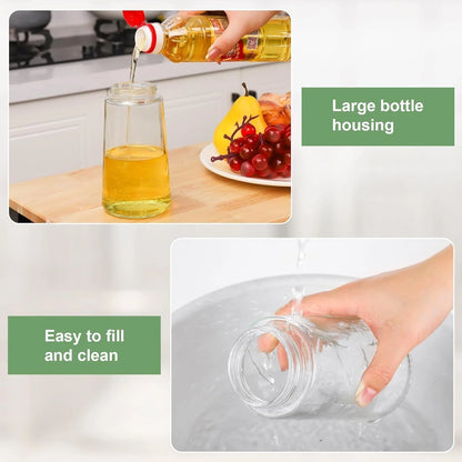 2-in-1 Oil Sprayer &amp; Dispenser Bottle