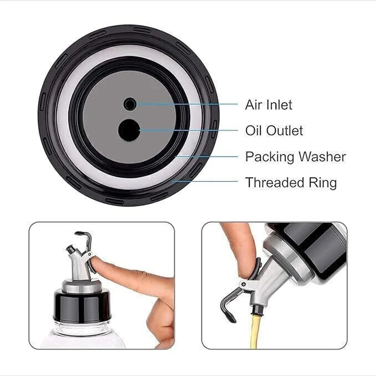 Premium Plastic Oil Dispenser Bottle